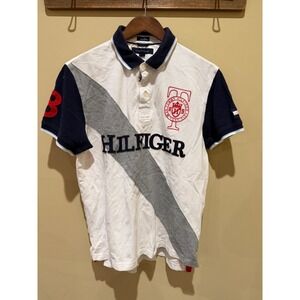 Vintage Tommy Hilfiger Collared Shirt White Size Largw